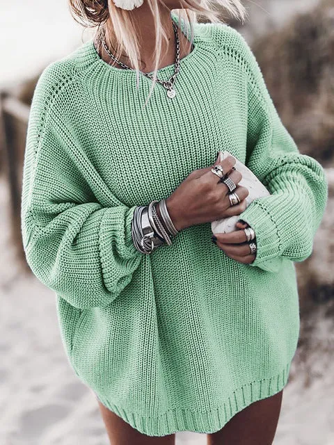 Josephina | Women Summer Knitted Oversized Pullover | Long