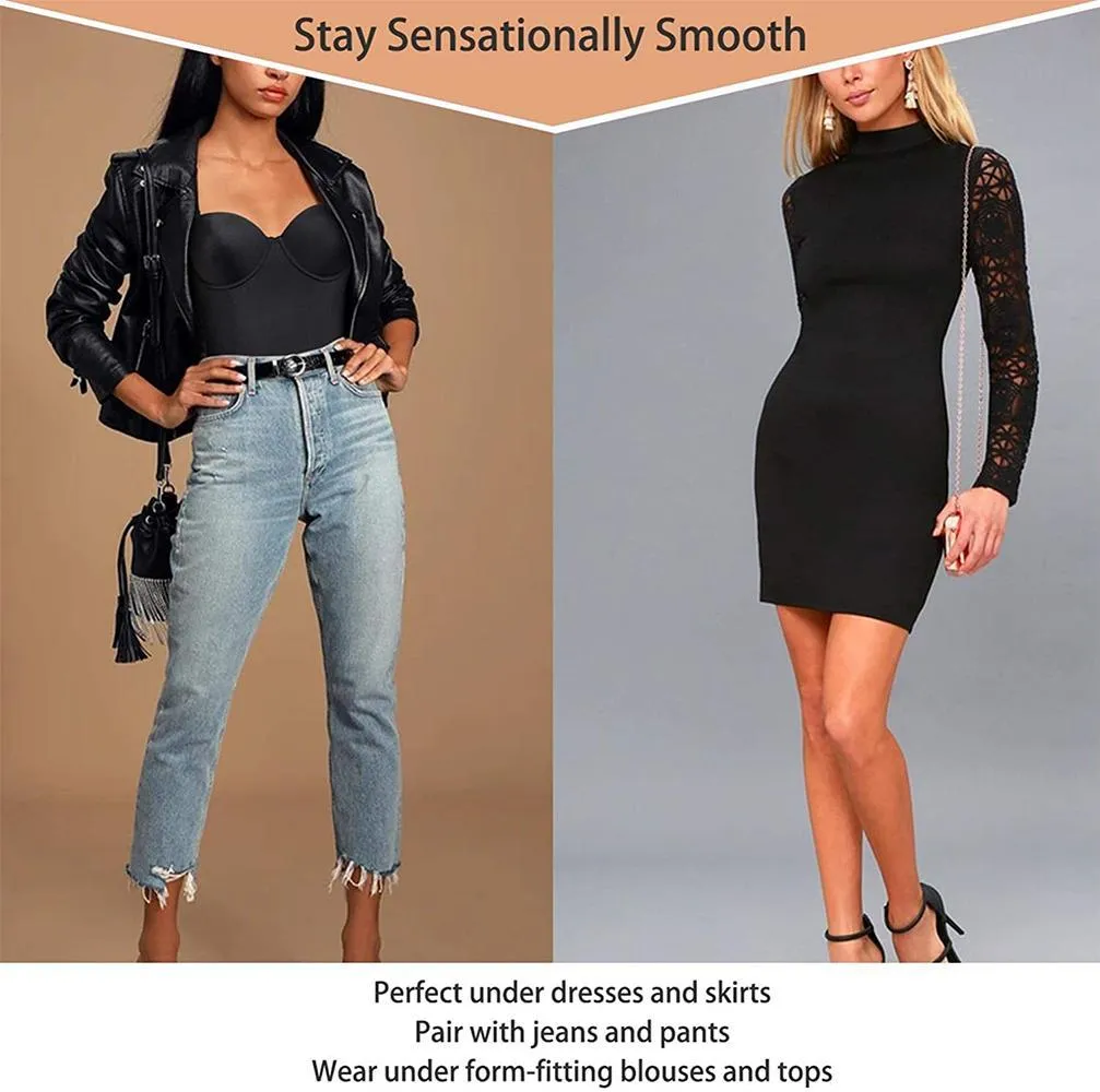 Junlan Shapewear Dress Backless with Built-in Bra