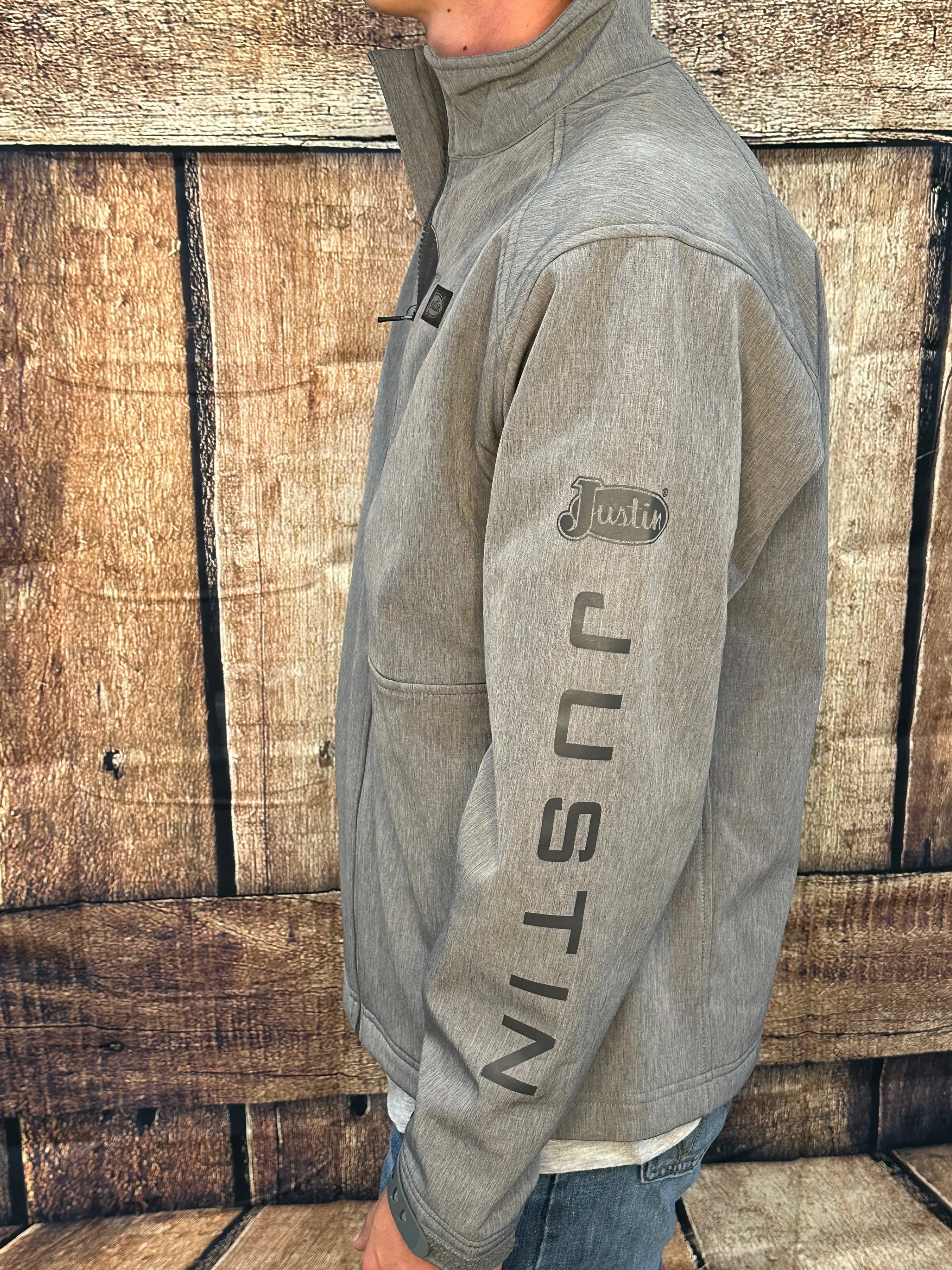 Justin Men's Heather Grey Stillwater Jacket