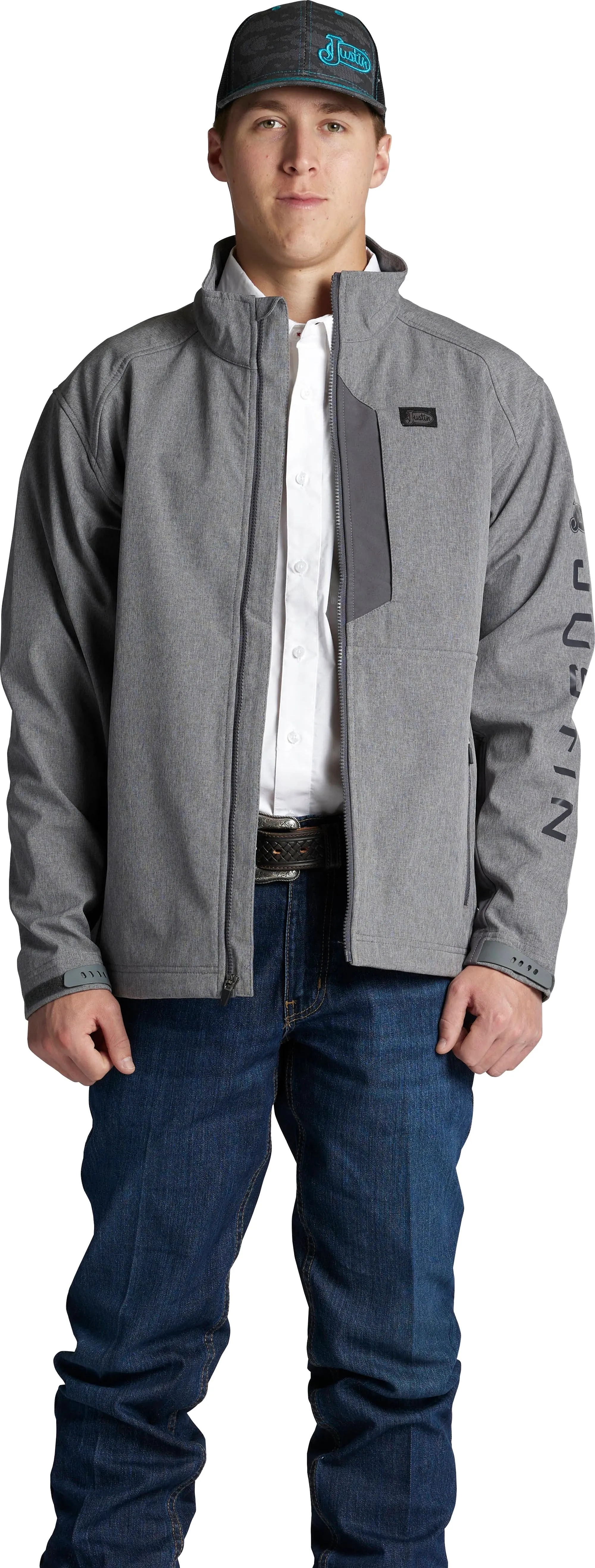 Justin Men's Heather Grey Stillwater Jacket
