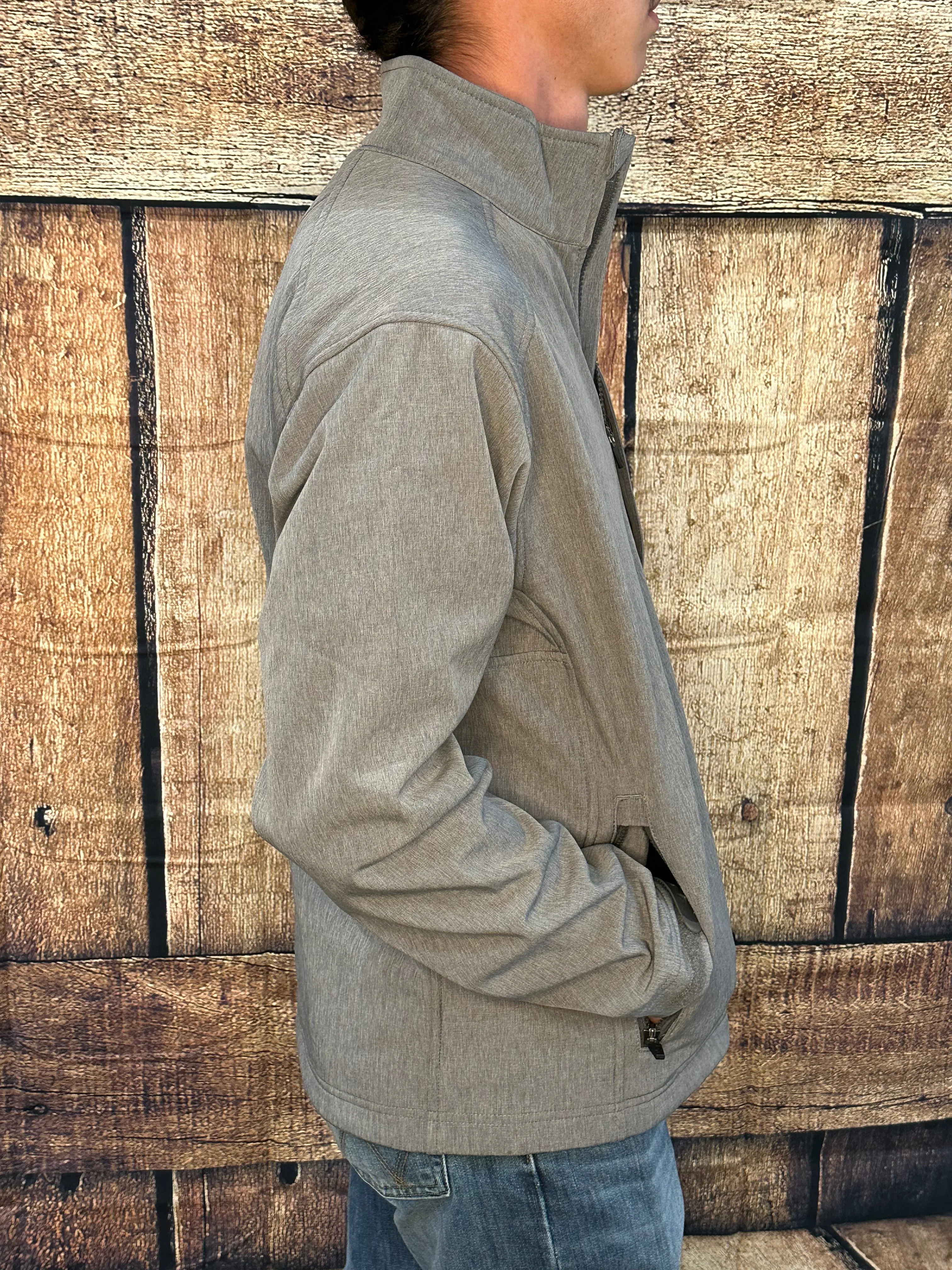 Justin Men's Heather Grey Stillwater Jacket