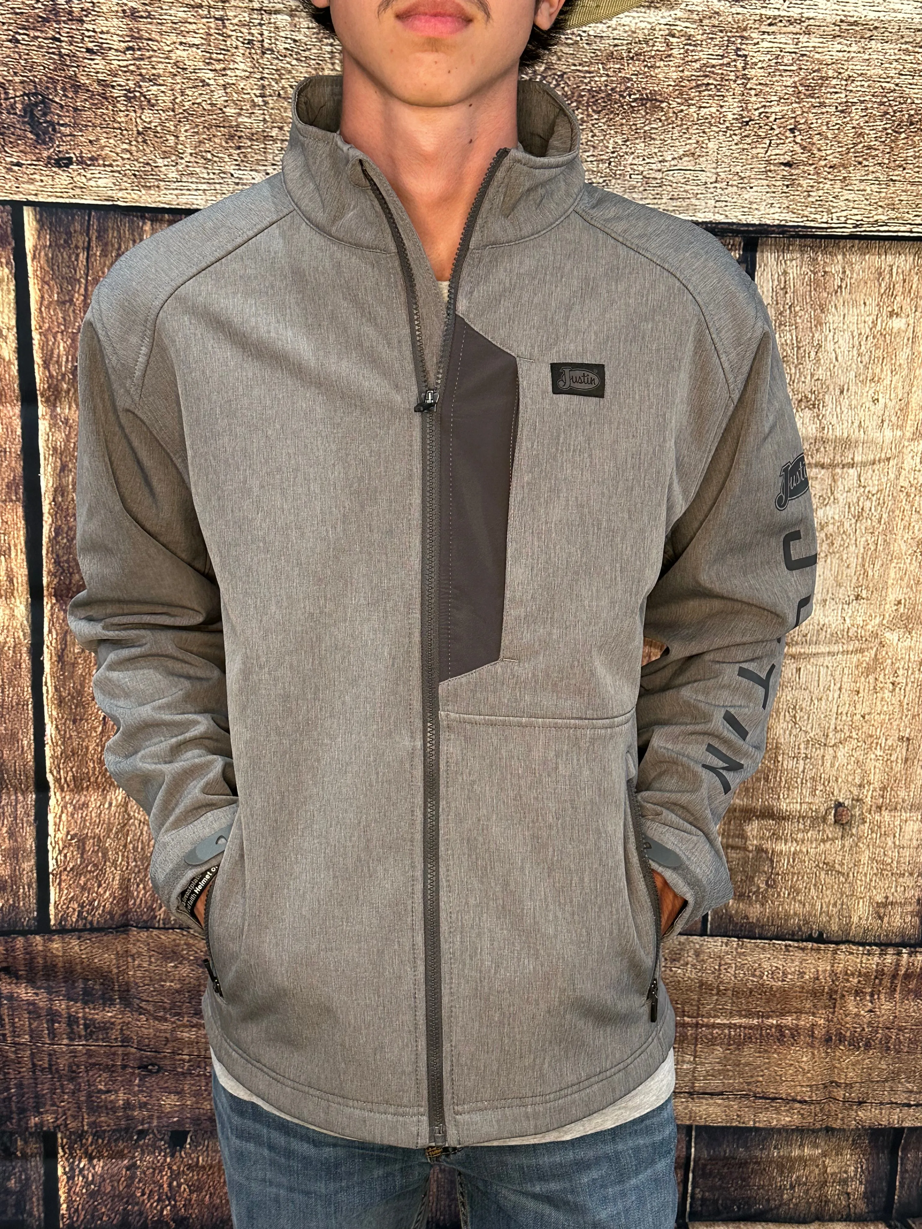 Justin Men's Heather Grey Stillwater Jacket