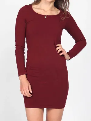 Justine Long Sleeve Scoop Neck Top/Dress