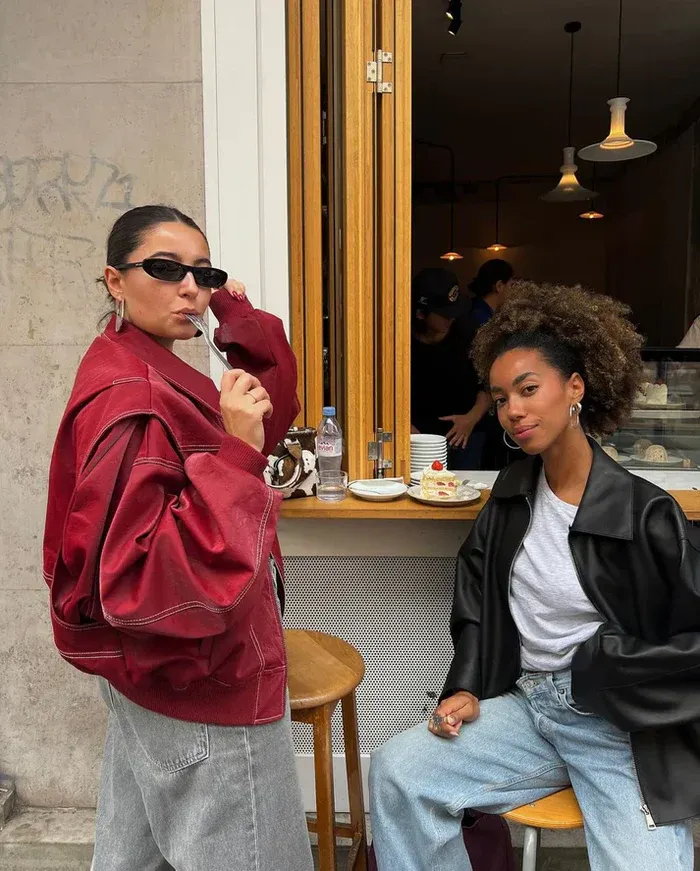 Kaitlyn Oversized Contrast Jacket