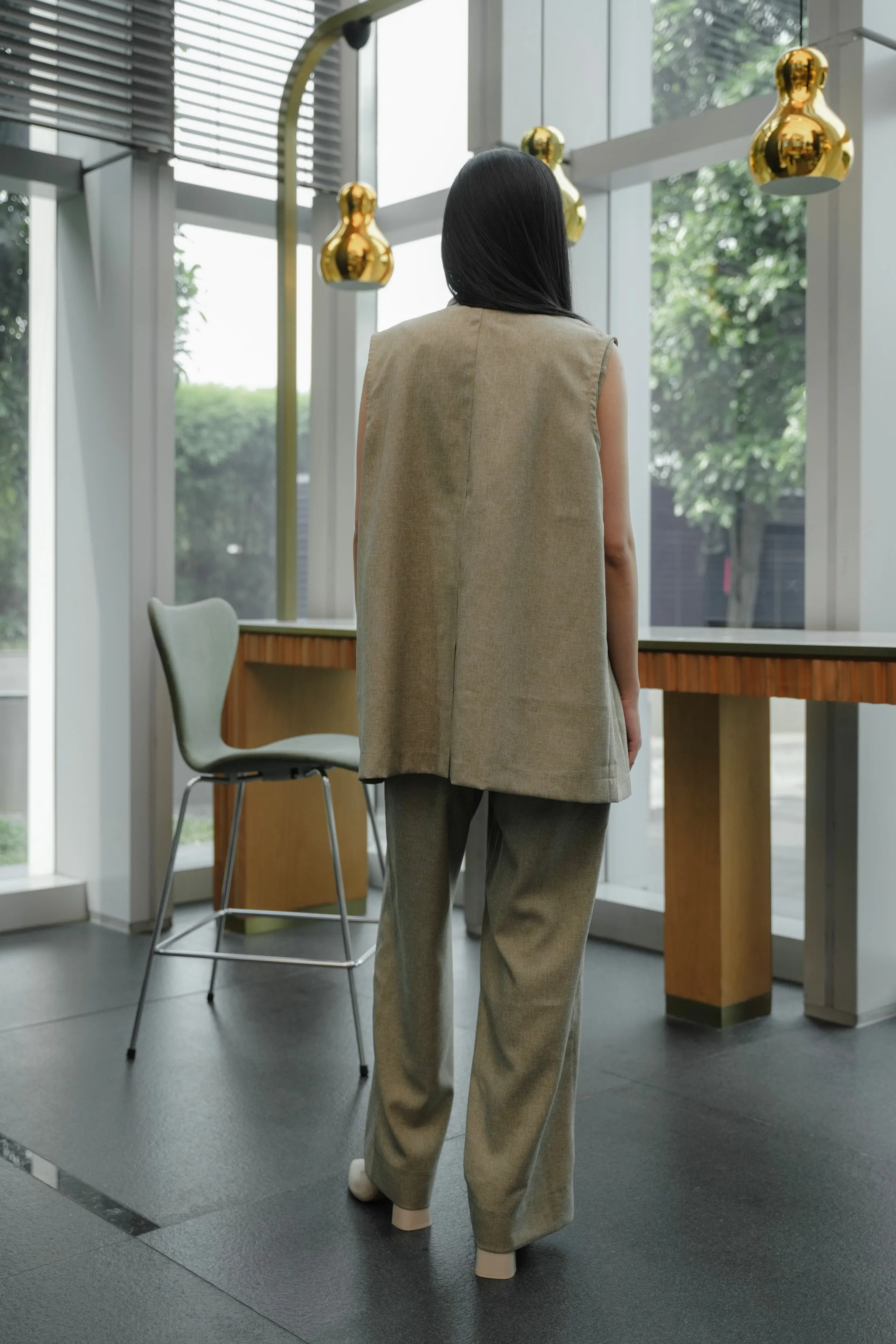 KANA BLAZER IN EUCALYPTUS