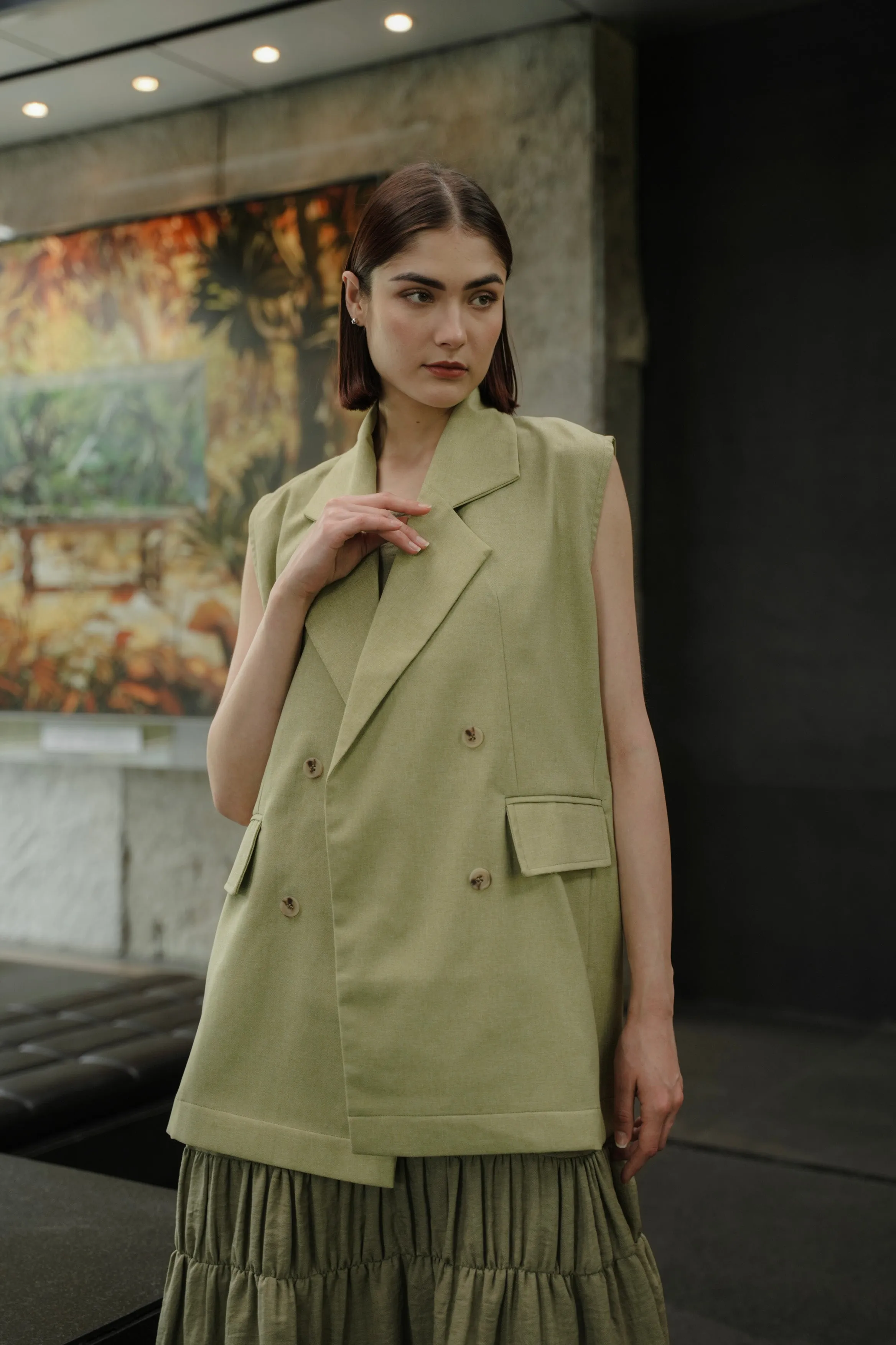 KANA BLAZER IN KIWI CLOVER