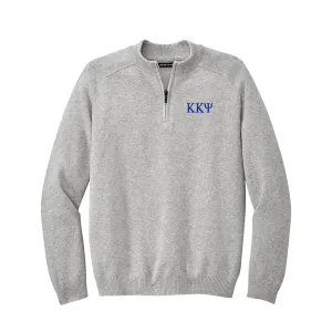 Kappa Kappa Psi 1/4-Zip Monogrammed Sweater