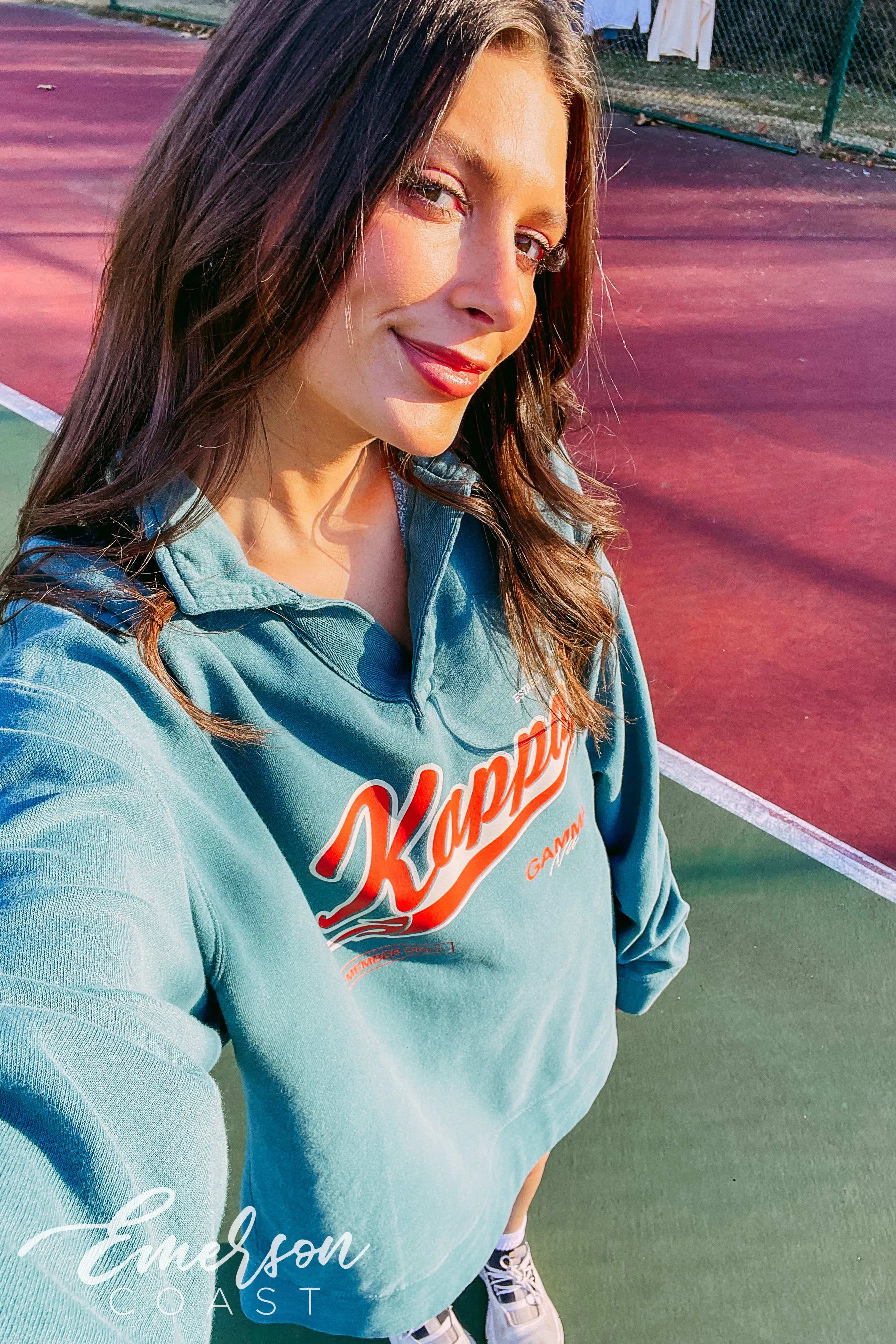 Kappa Vintage Oversized Collared Crew