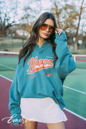 Kappa Vintage Oversized Collared Crew