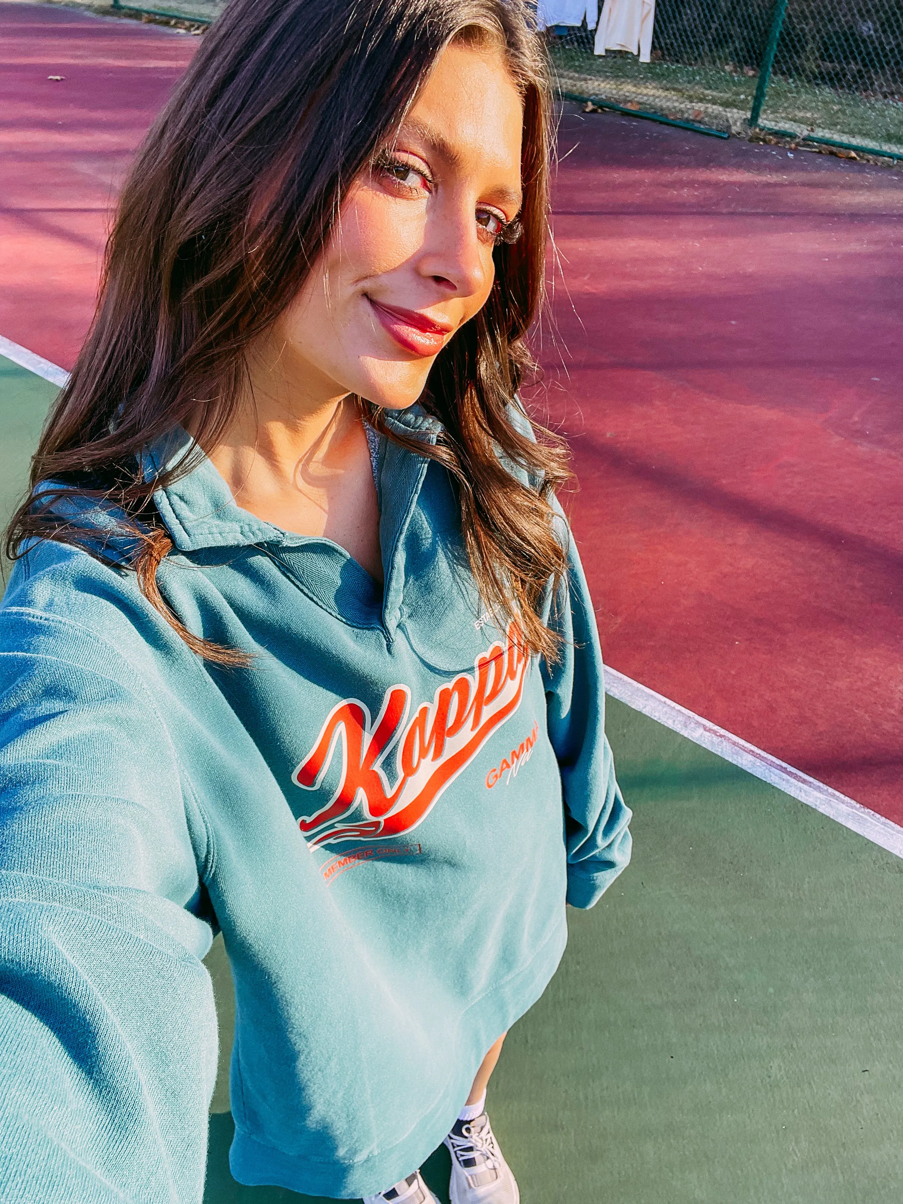 Kappa Vintage Oversized Collared Crew