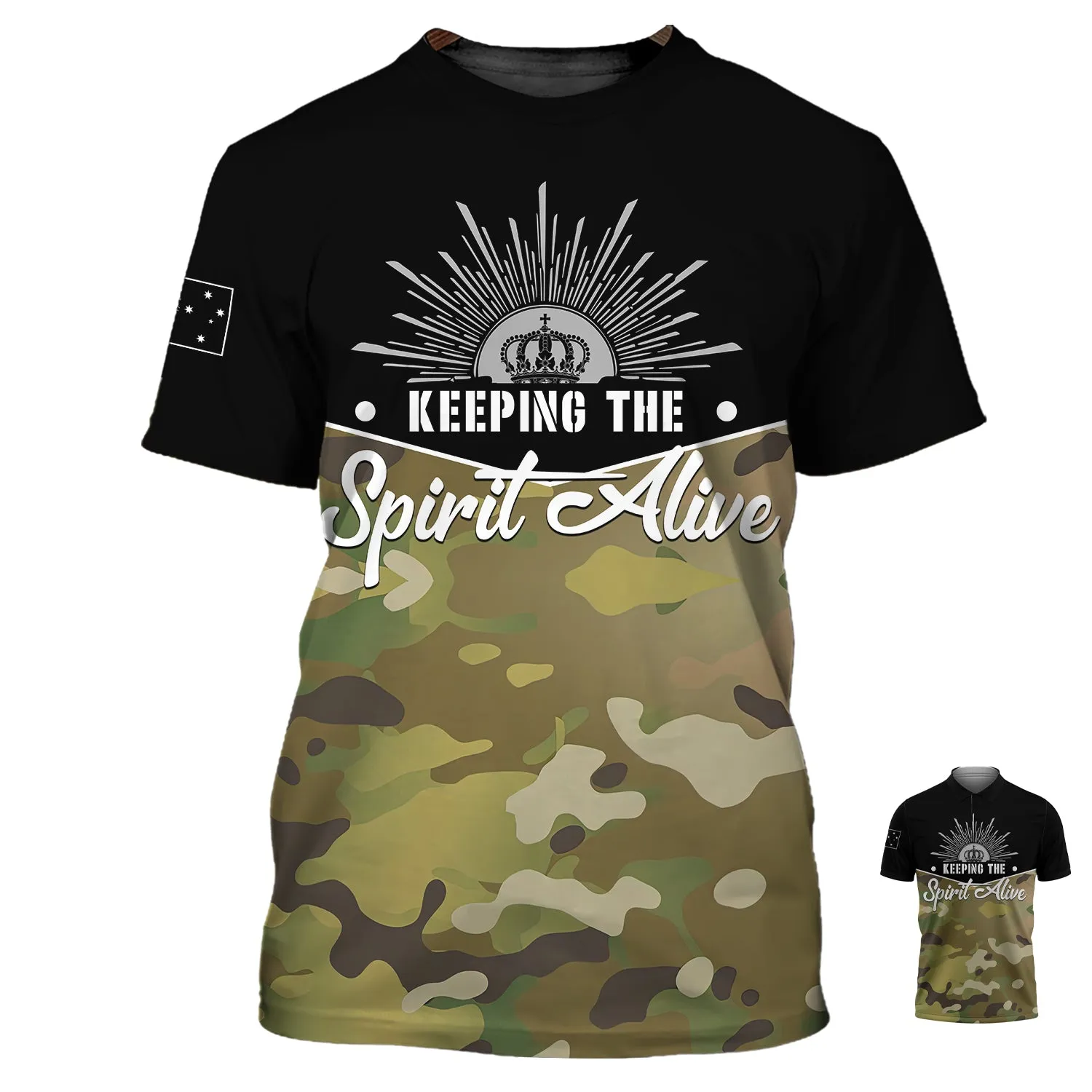 Keeping The Spirit Alive Polo Tshirt 178