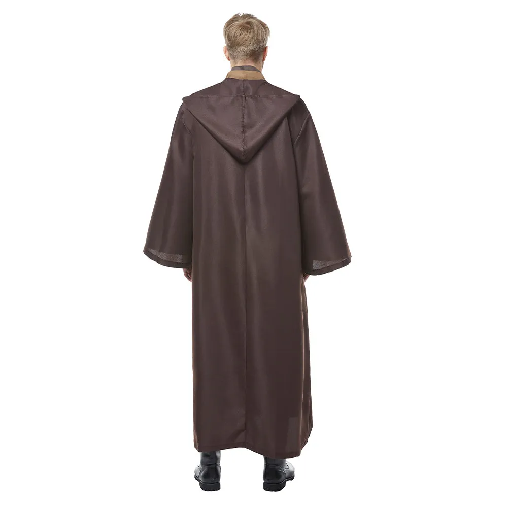 Kenobi Jedi TUNIC Cosplay Costume Brown Version