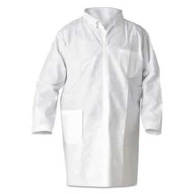 Kimberly-Clark Professional KleenGuard A20 Breathable Particle Protection Lab Coats, Large, 10029