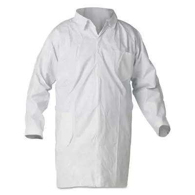 Kimberly-Clark Professional KleenGuard A40 Liquid & Particle Protection Lab Coats, 3XL, No Pockets, 44446