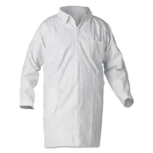 Kimberly-Clark Professional KleenGuard A40 Liquid & Particle Protection Lab Coats, 3XL, No Pockets, 44446