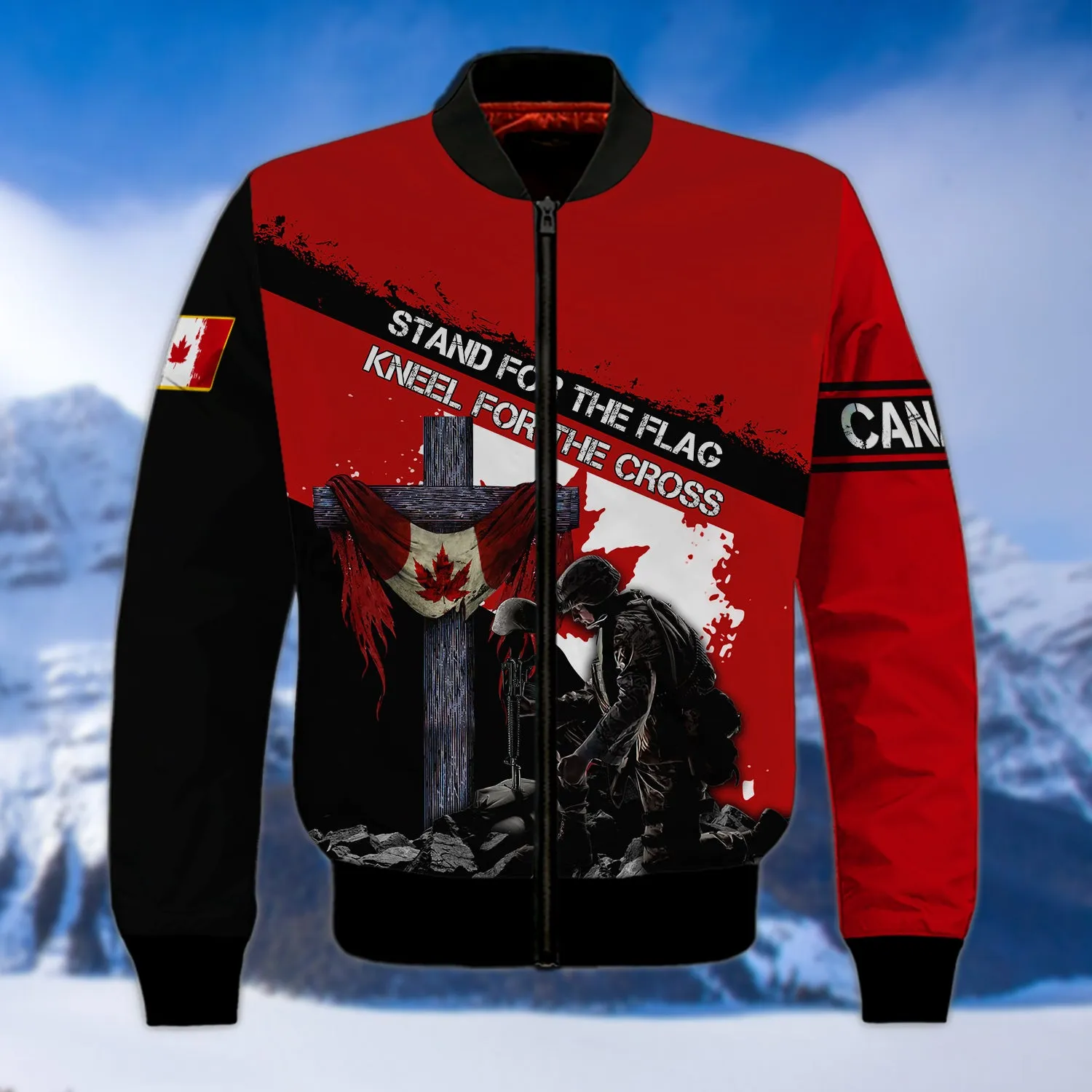 Knell For The Cross Remembrance Day Veterans Canada 3D Shirt