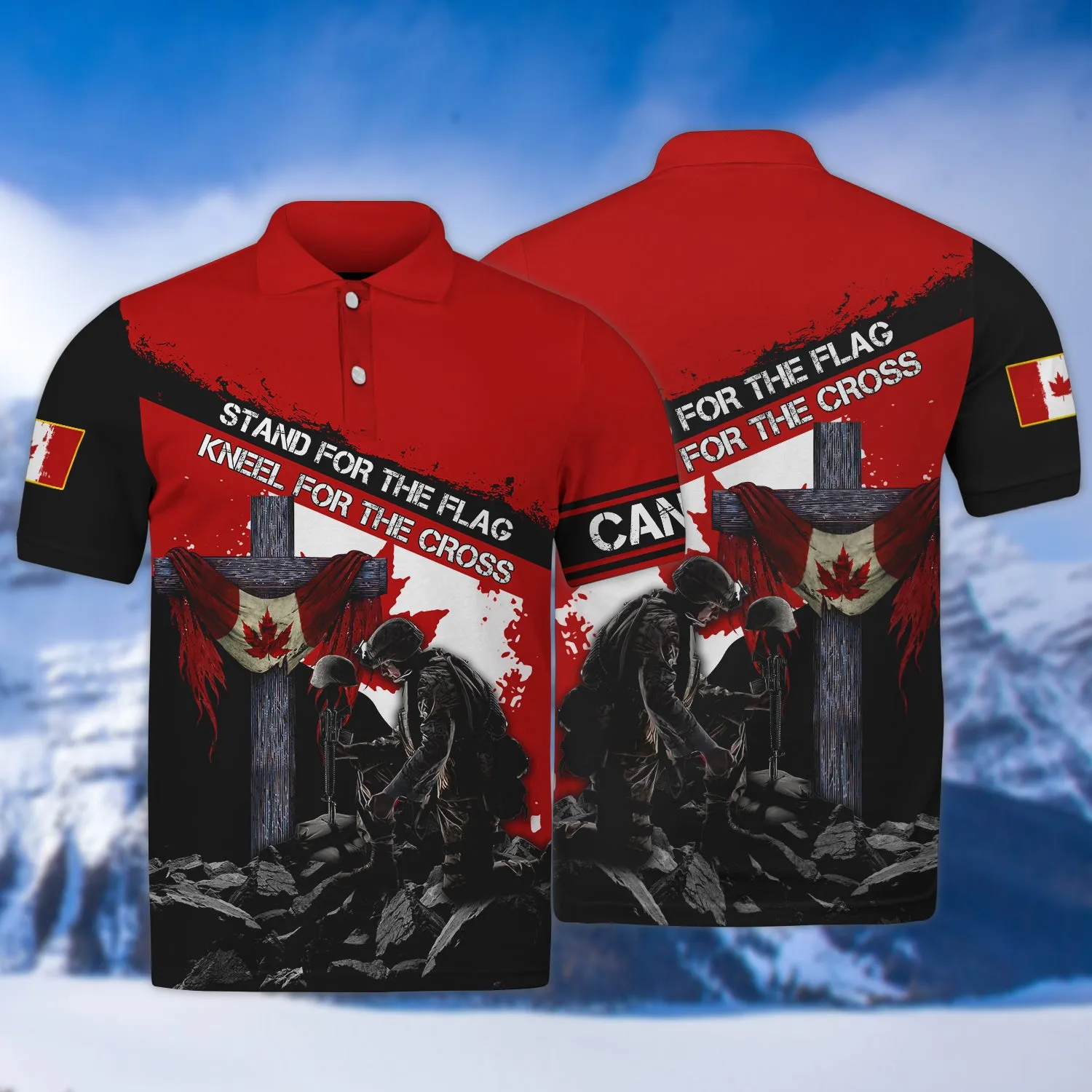 Knell For The Cross Remembrance Day Veterans Canada 3D Shirt