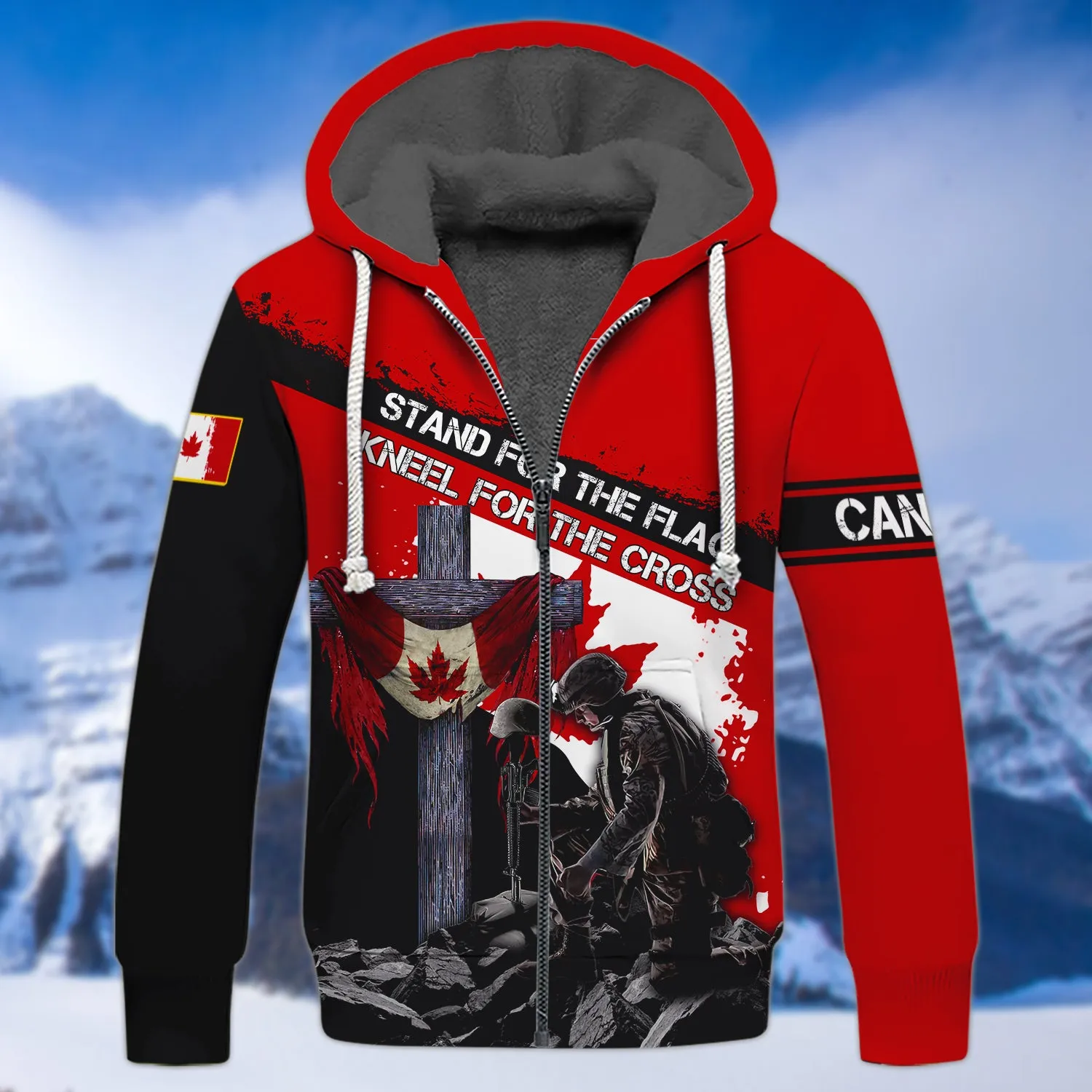 Knell For The Cross Remembrance Day Veterans Canada 3D Shirt