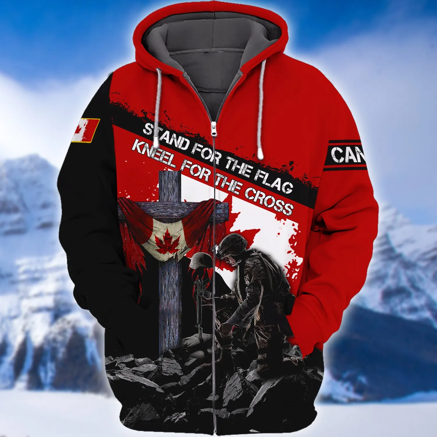 Knell For The Cross Remembrance Day Veterans Canada 3D Shirt
