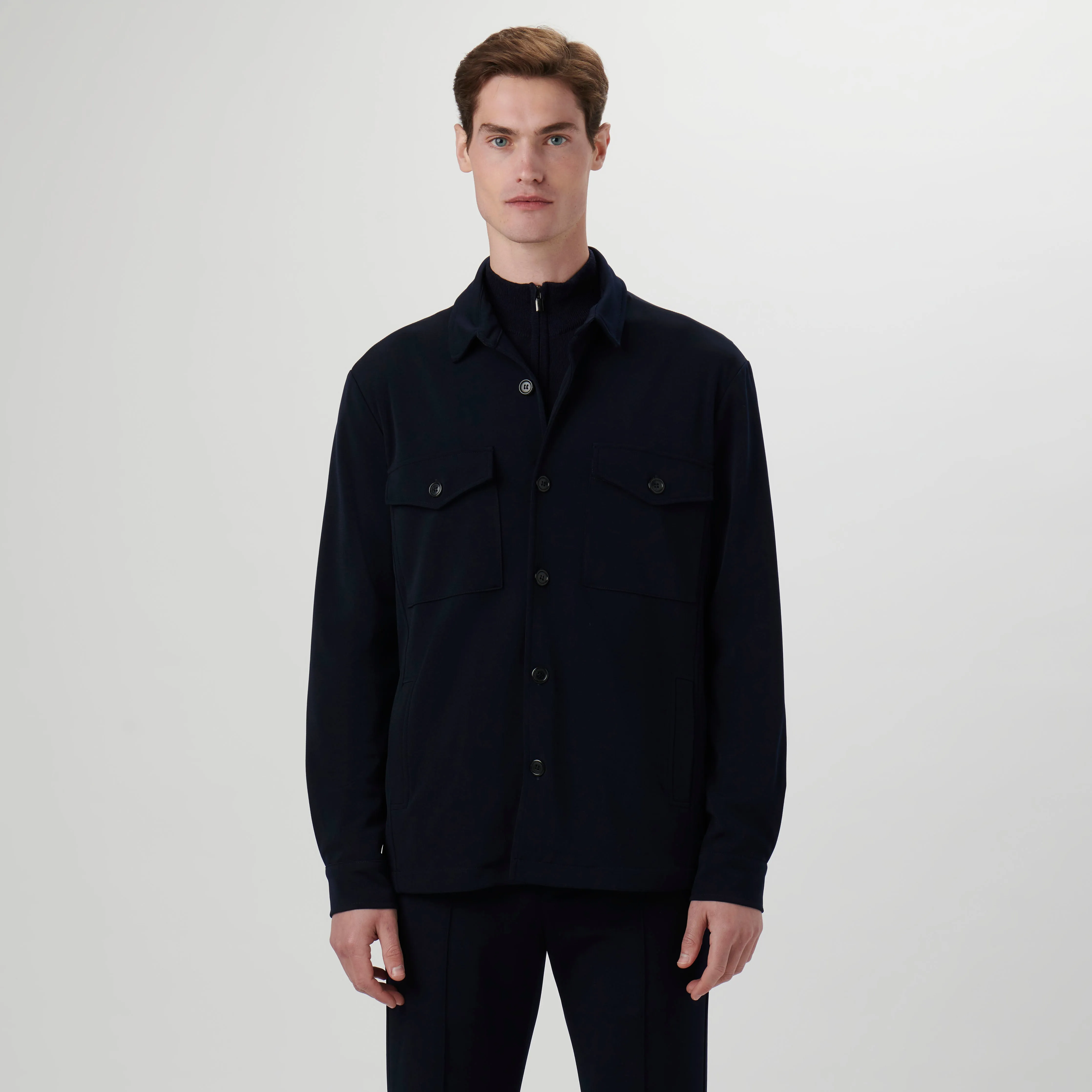Knit Shirt Jacket
