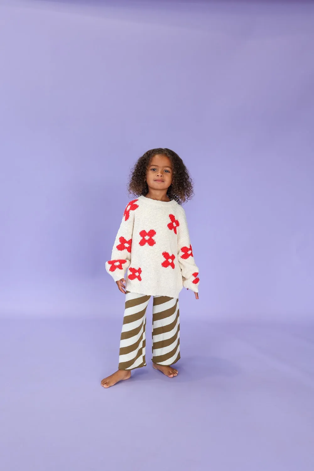 Knitted Posy Pull Over