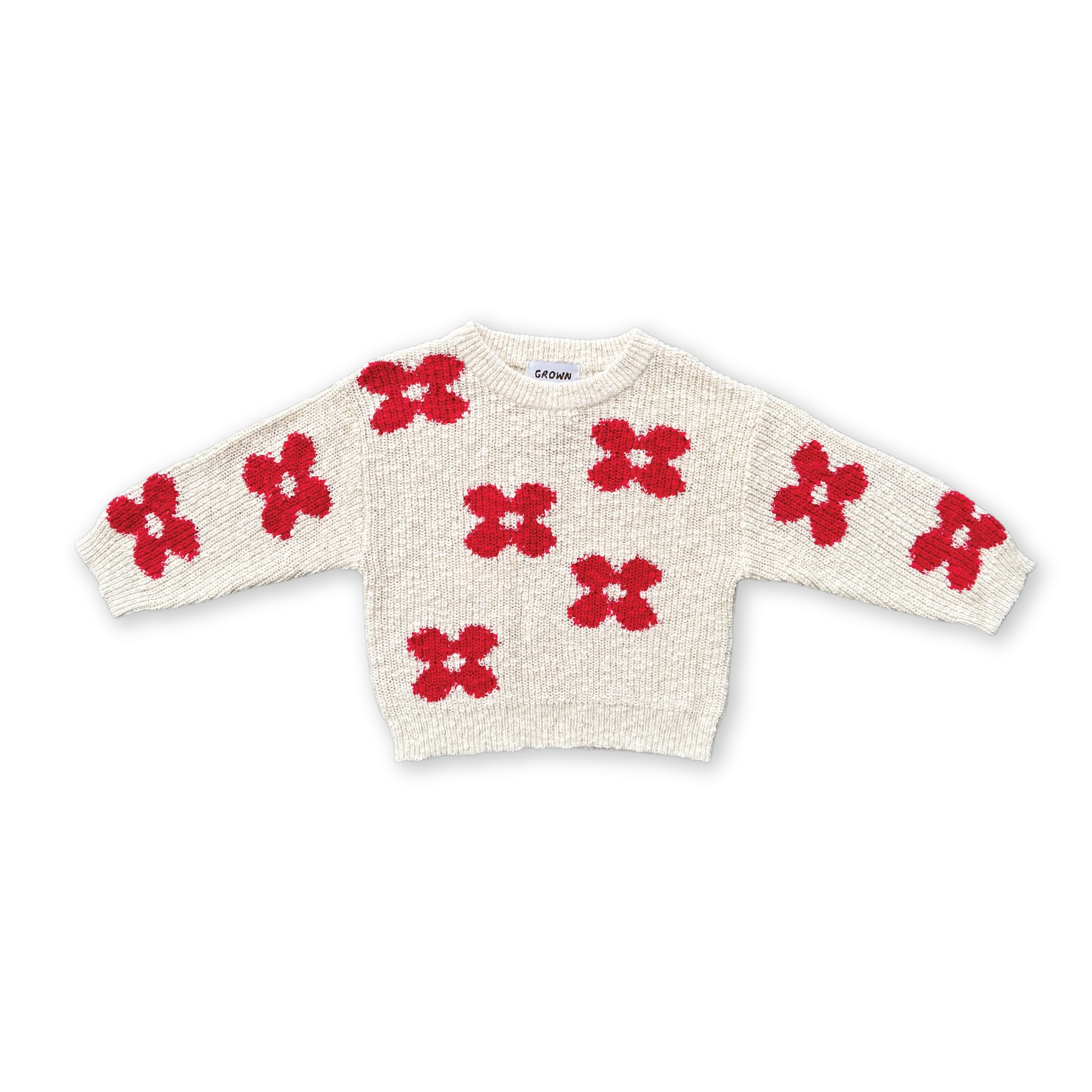 Knitted Posy Pull Over