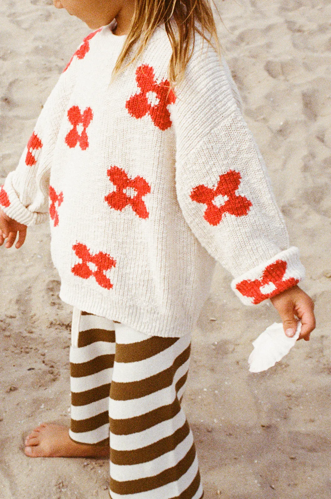 Knitted Posy Pull Over
