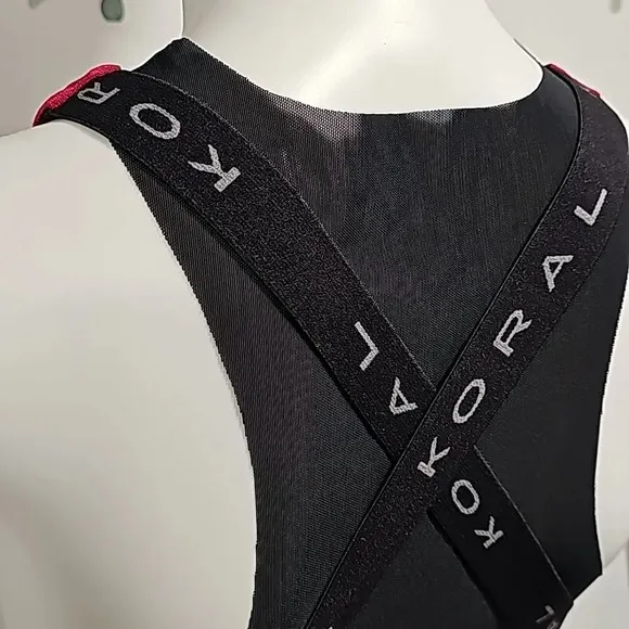 Koral KoralUtopia Layered Mesh Sports Bra Desejo