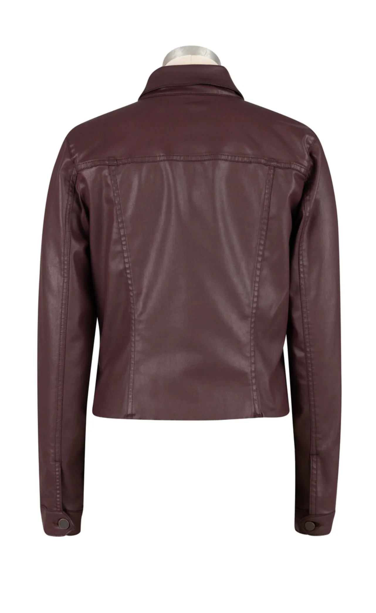 Kut from the Kloth Kara Cropped Jacket in Bordeaux