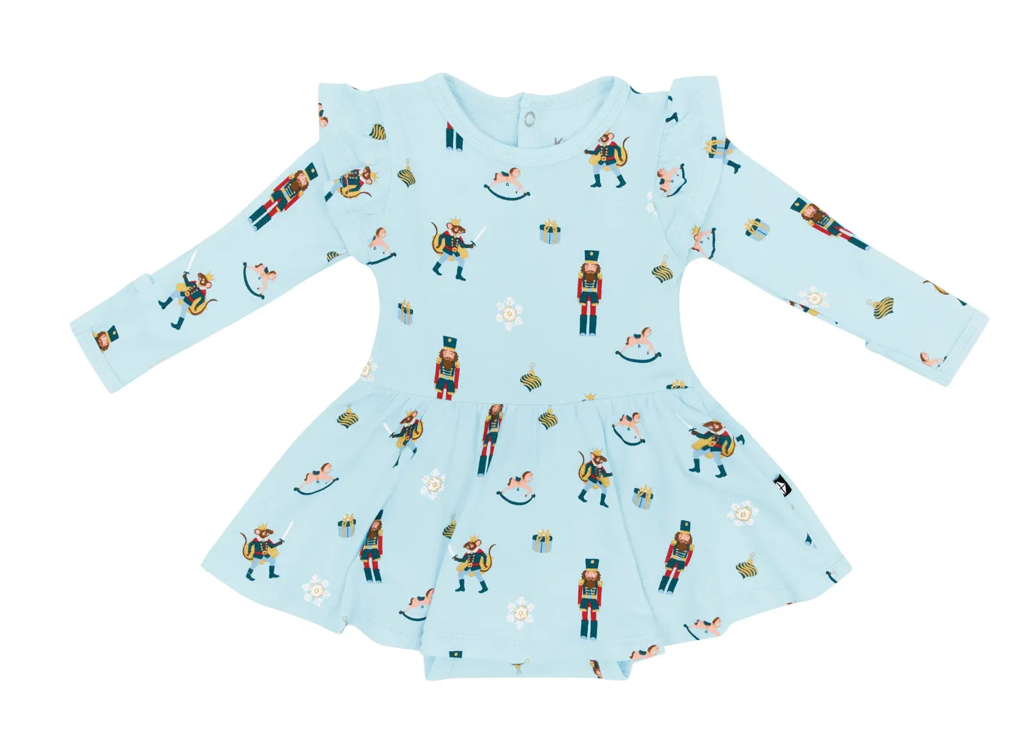 Kyte Baby - Long Sleeve Twirl Bodysuit - Nutcracker