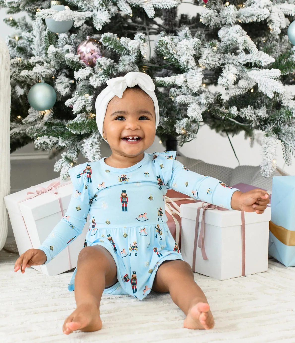Kyte Baby - Long Sleeve Twirl Bodysuit - Nutcracker