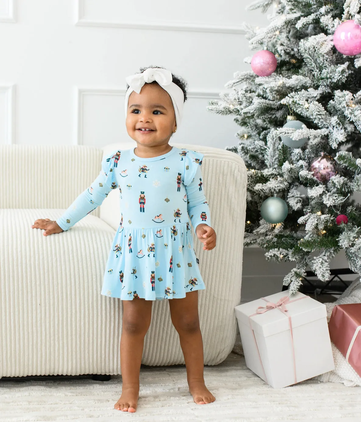 Kyte Baby - Long Sleeve Twirl Bodysuit - Nutcracker