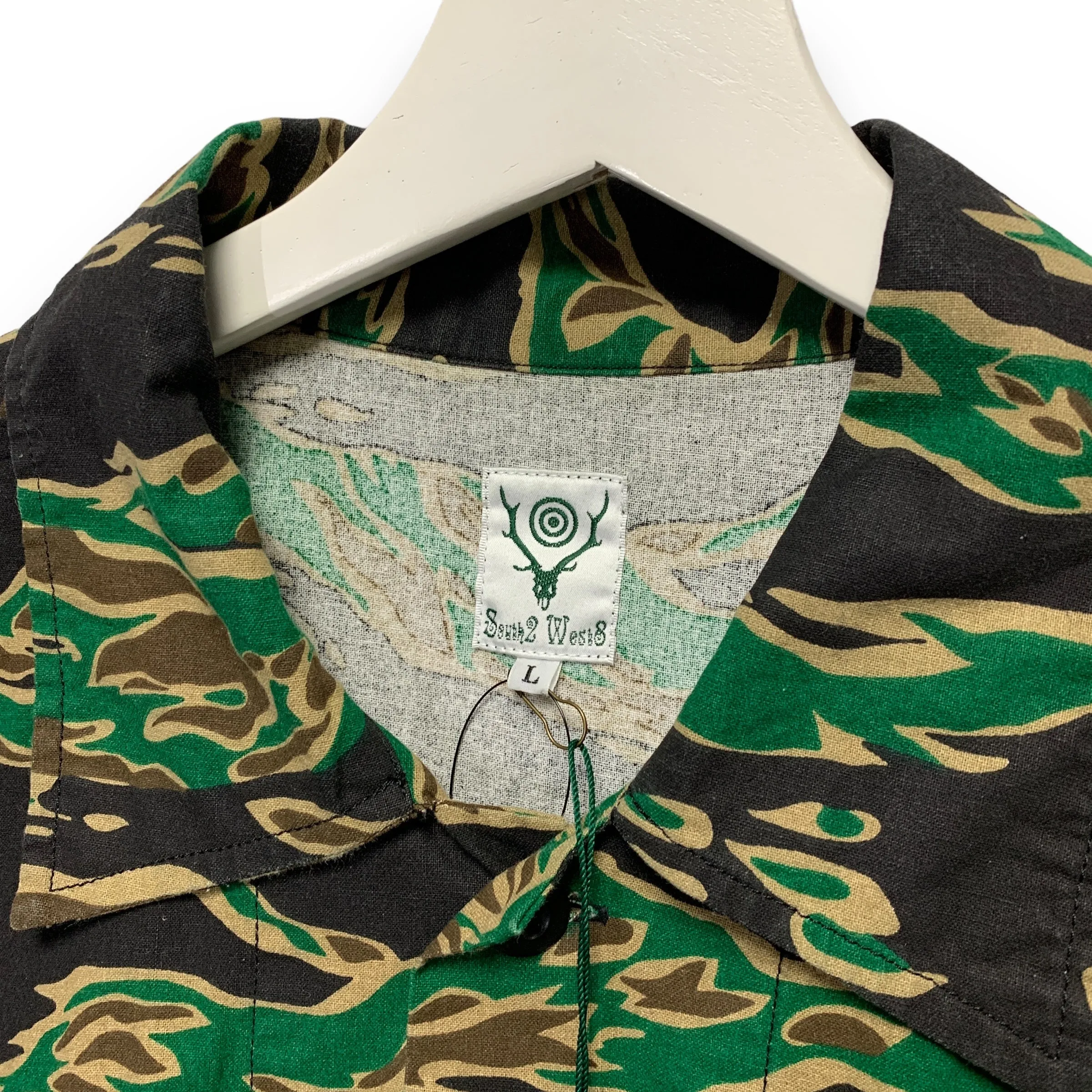 [L] DS! South2 West8 S2W8 Tiger Camo Hunting BDU Shirt Jacket