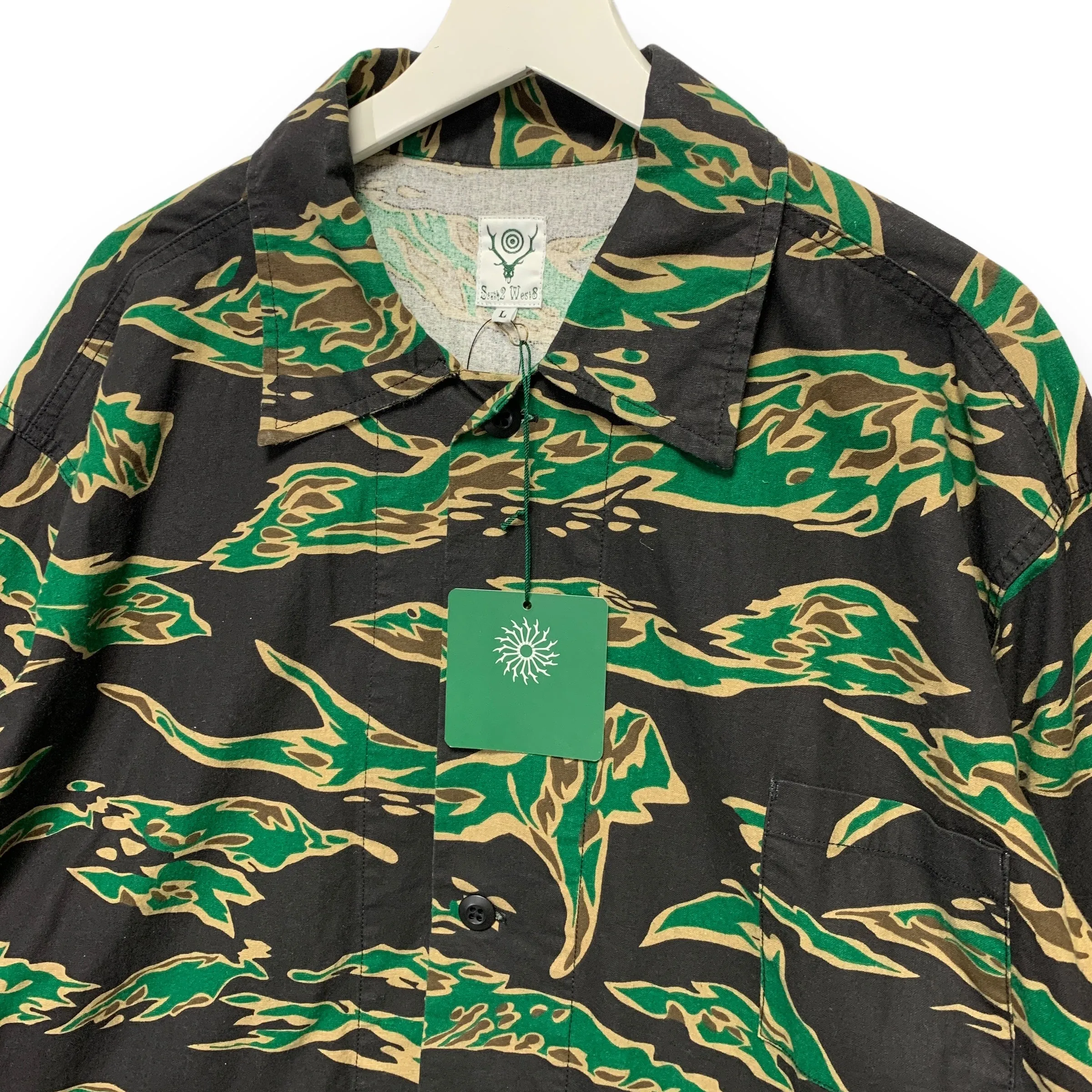 [L] DS! South2 West8 S2W8 Tiger Camo Hunting BDU Shirt Jacket