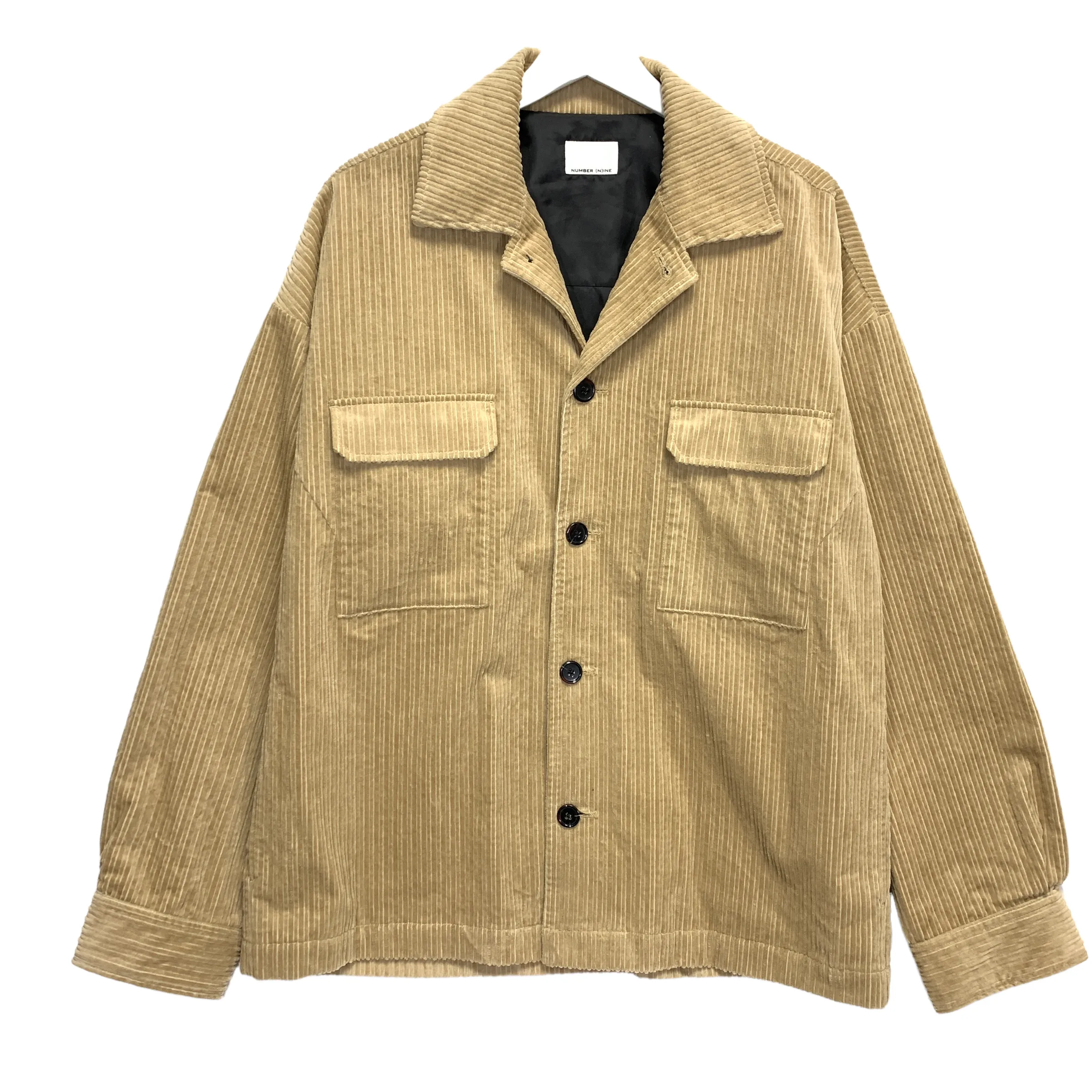 [L] Number Nine Corduroy Oversized CPO Shirt Jacket