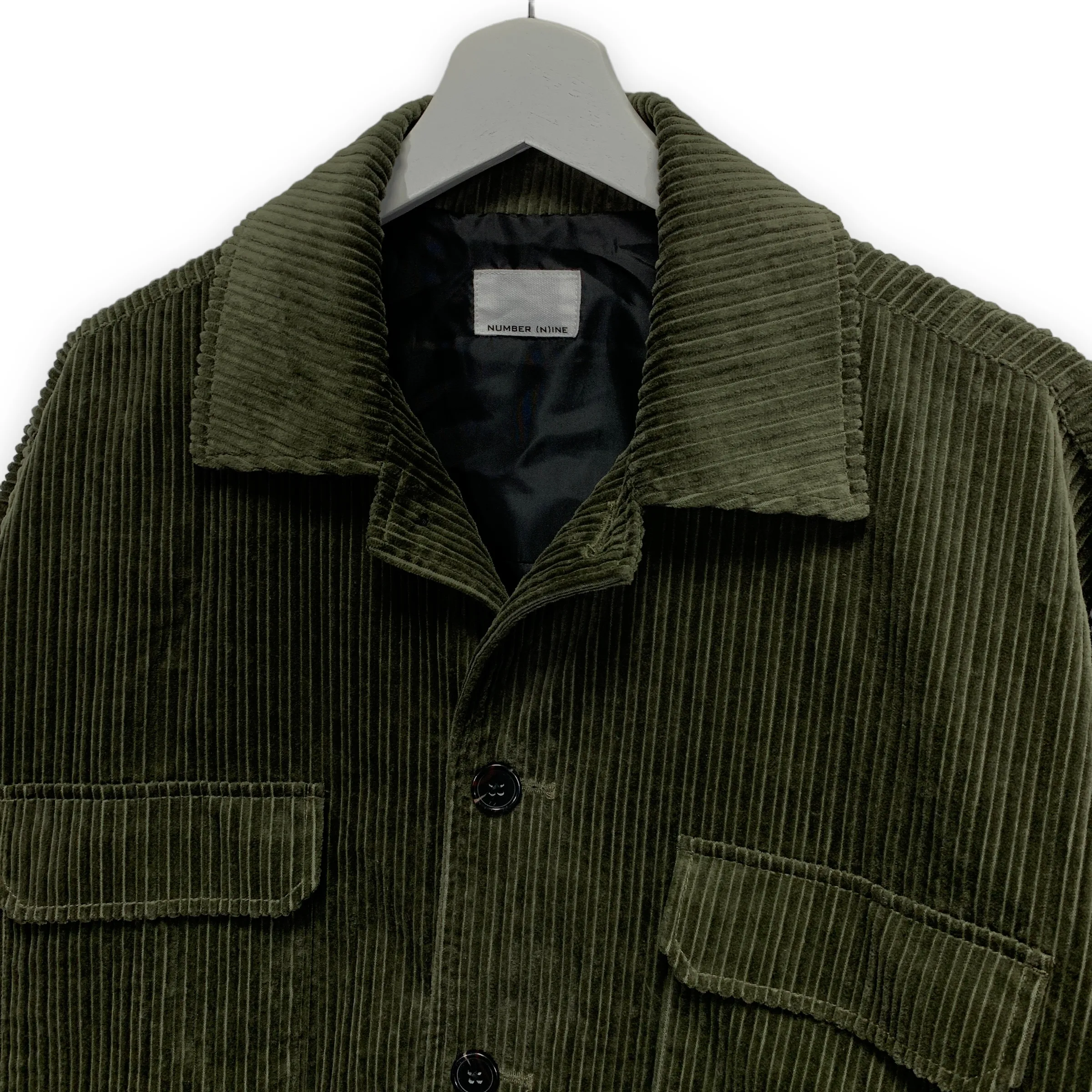 [L] Number Nine Oversized Corduroy Shirt Jacket
