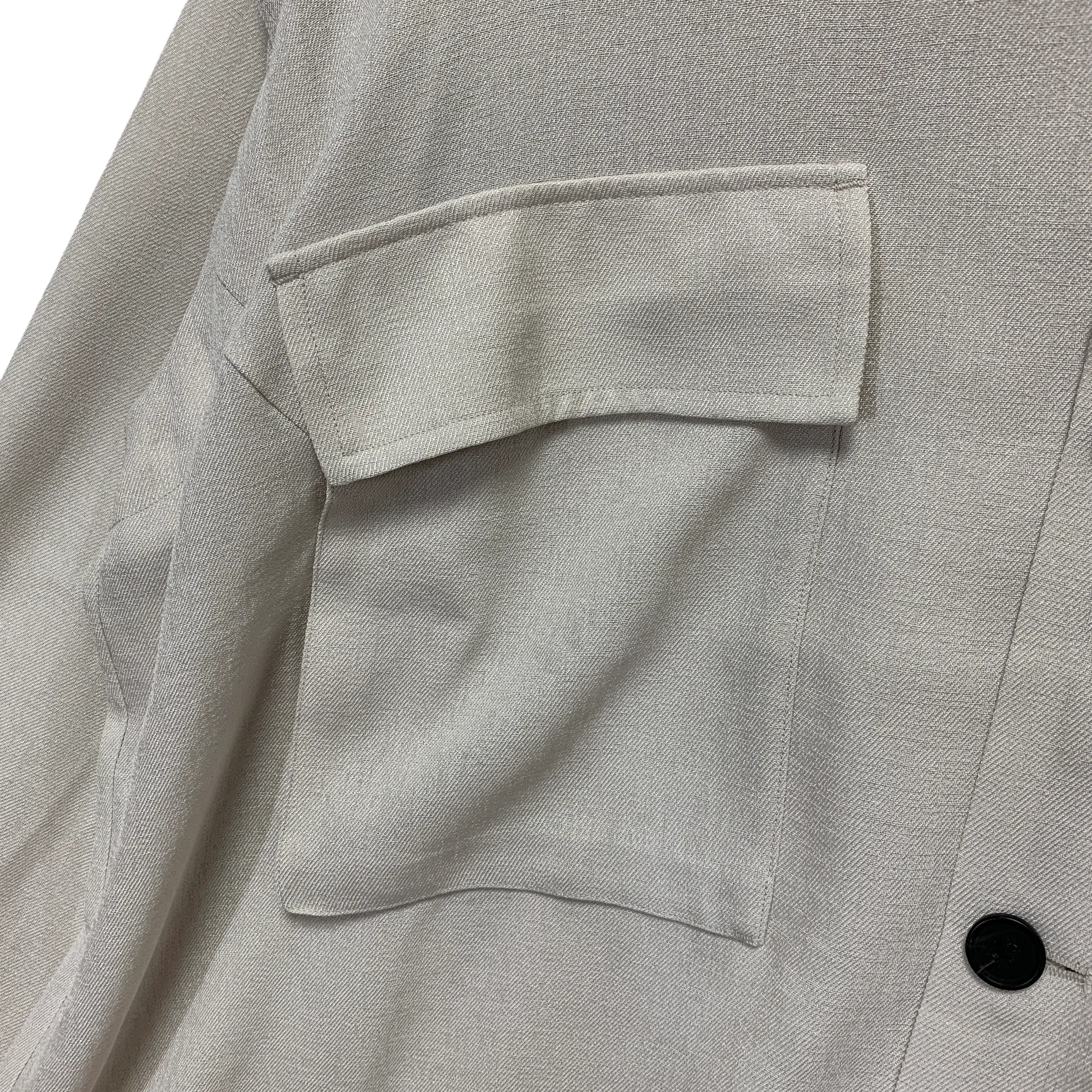 [L] Number Nine Oversized Polyester Shirt Jacket