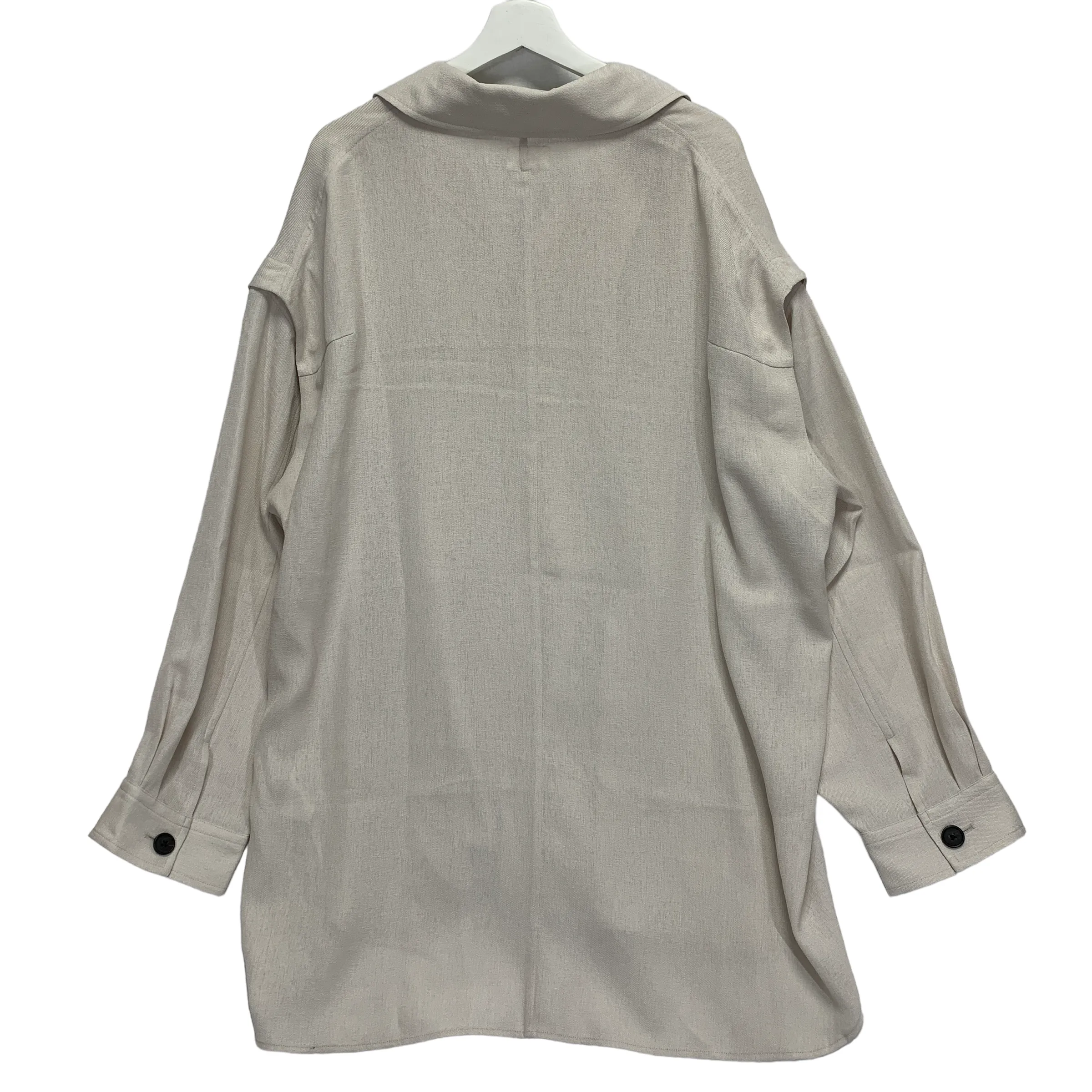 [L] Number Nine Oversized Polyester Shirt Jacket