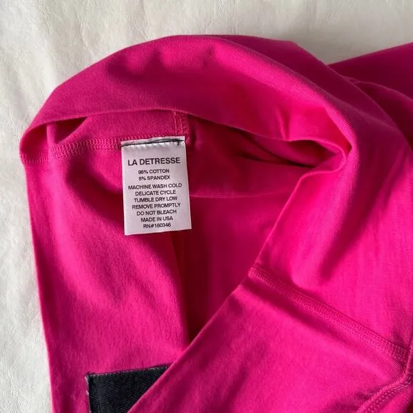 La Detresse Pink Bike Shorts Size S