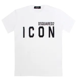 LARGE ICON LOGO T-SHIRT - WHITE