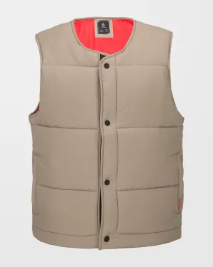 Layered Up Weste - Chestnut Brown