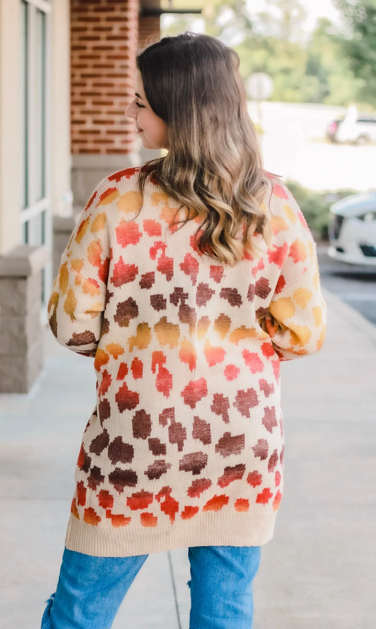 Leafy Leopard Cardigan