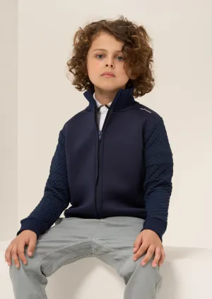 Leo Navy Quilted Jacket