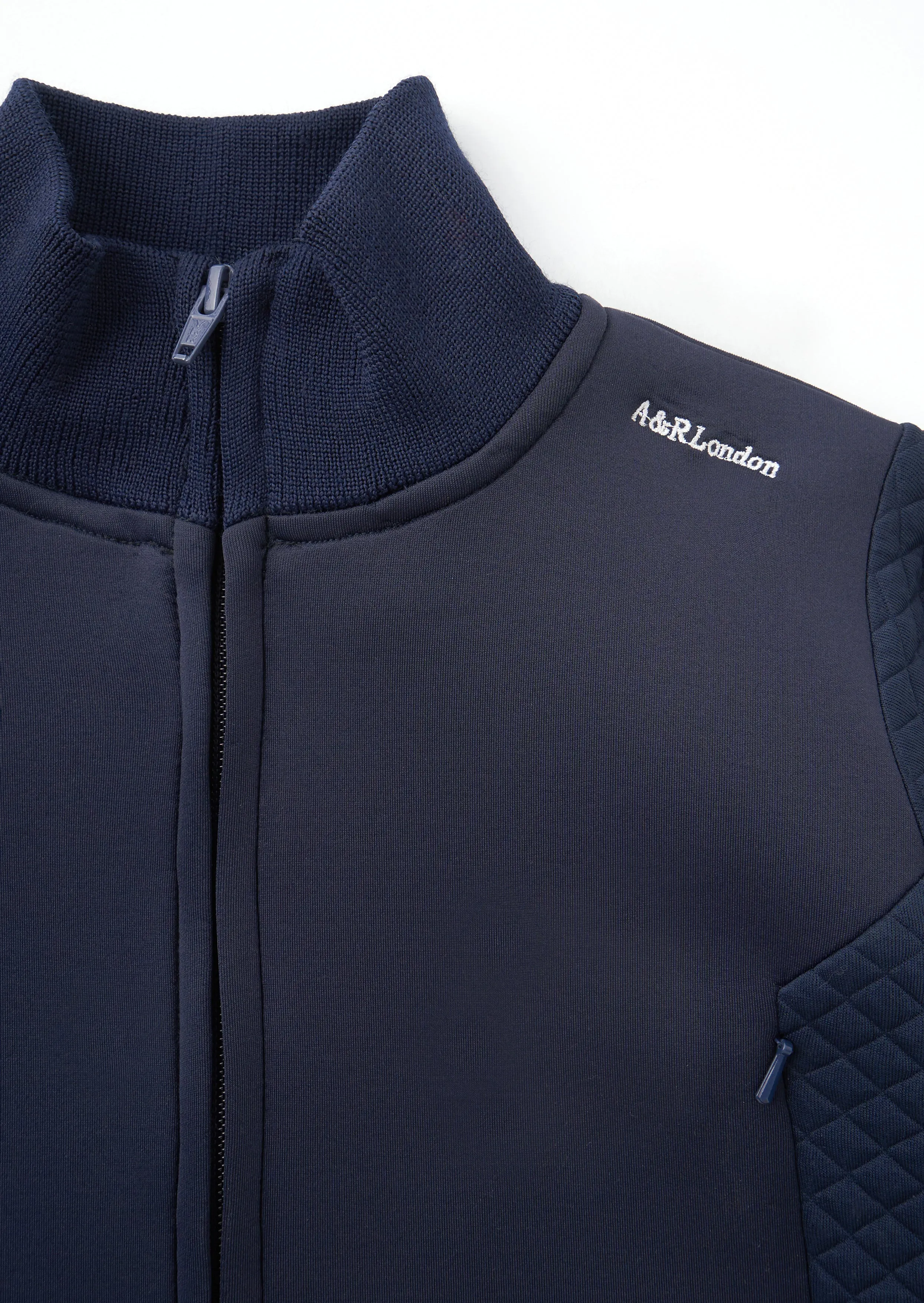 Leo Navy Quilted Jacket