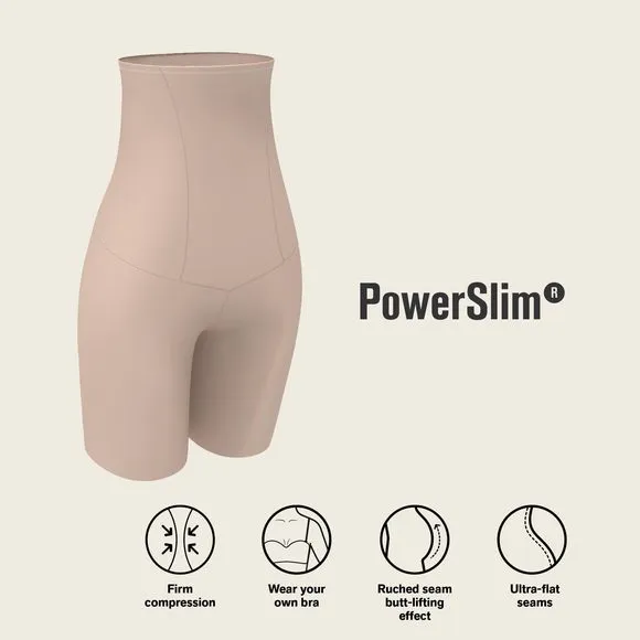 Leonisa high waist tummy control anti chafing sculpting shaper short for women