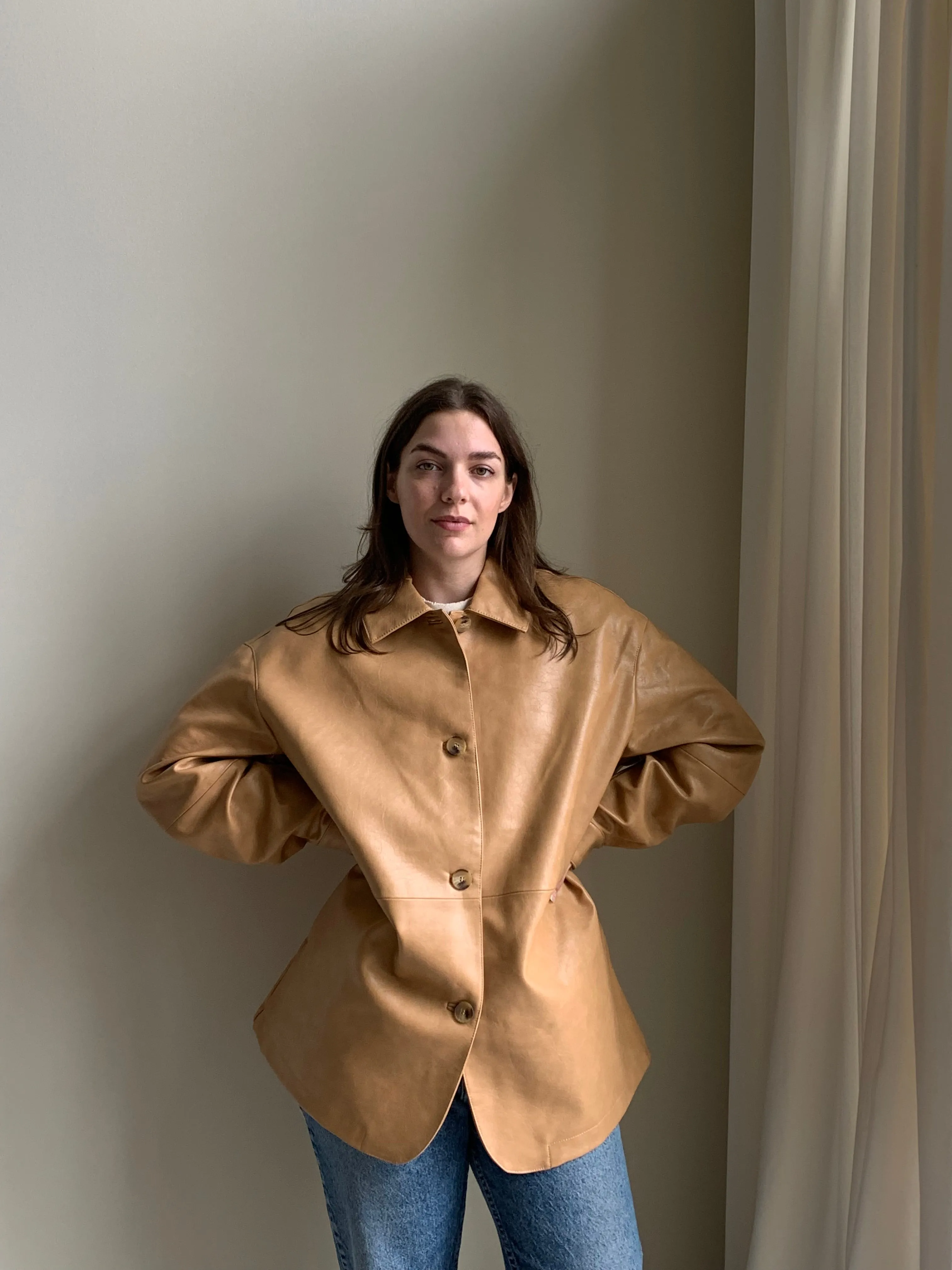 Levi’s faux leather blazer jacket