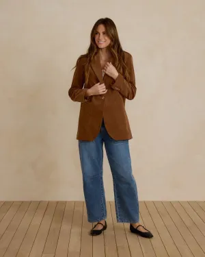 Linden Blazer | Saddle