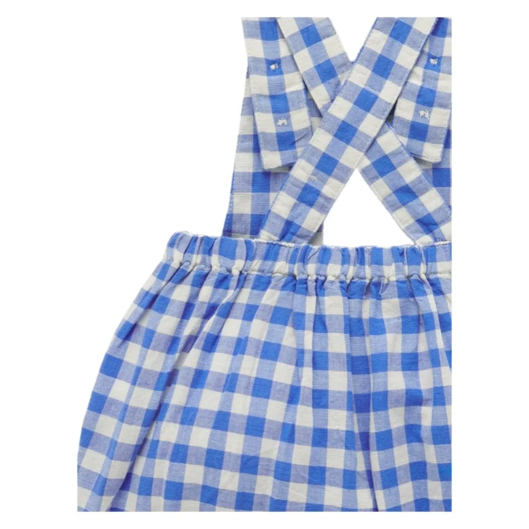 Linen Blend Overall - Nile Gingham