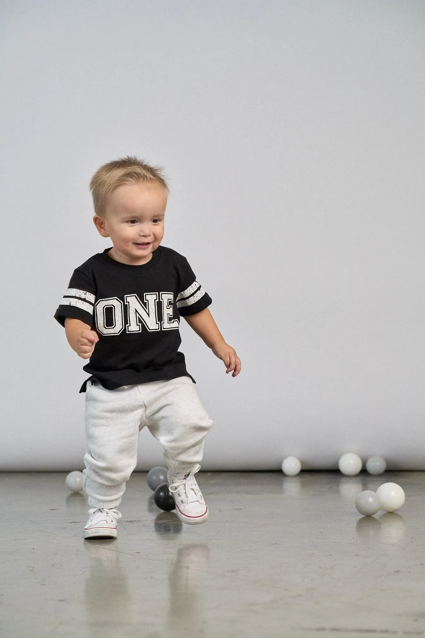 Little Bipsy's Varsity Birthday Elevated Tee