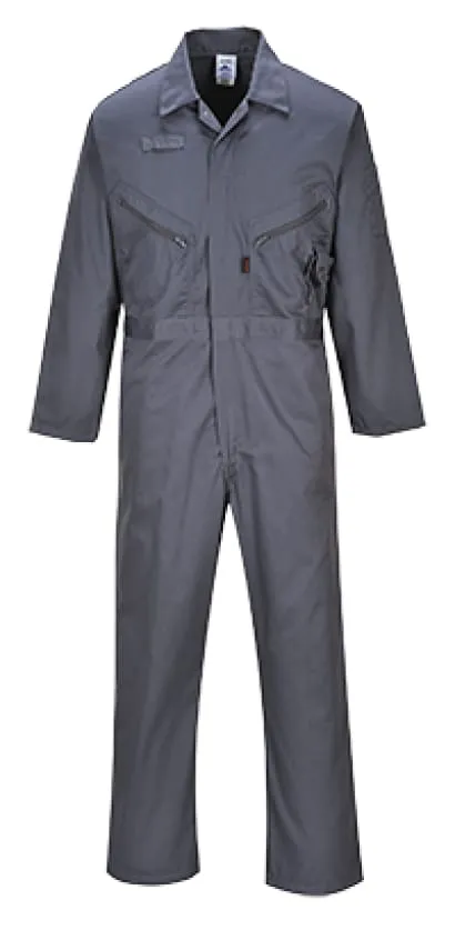 Liverpool Zipped Overall Boiler suit-Coverall Portwest C813